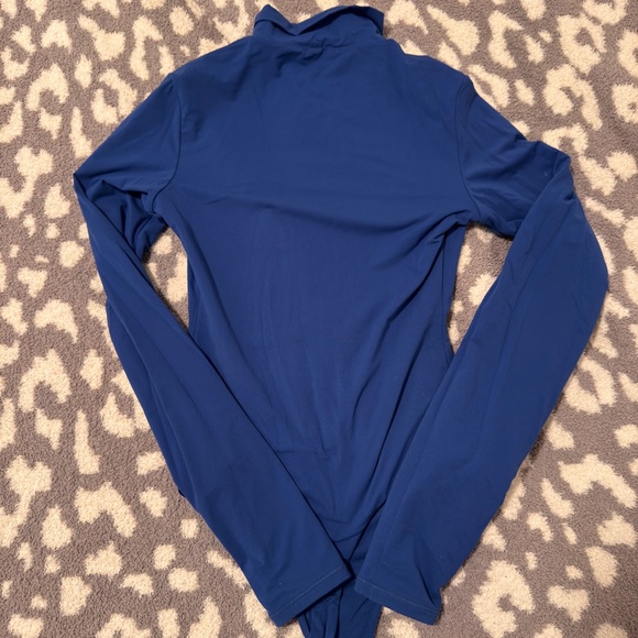 SKIMS Fits Everybody Zip Bodysuit | Sapphire | Size S - Picture 4 of 4